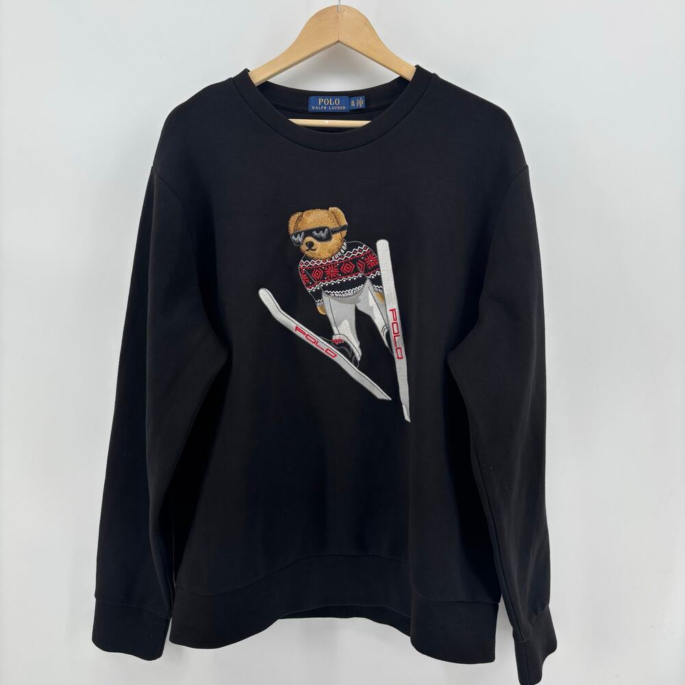 Polo Ralph Lauren Limited Edition Bear Ski Crewneck Vintage Streetwear Men’s XL